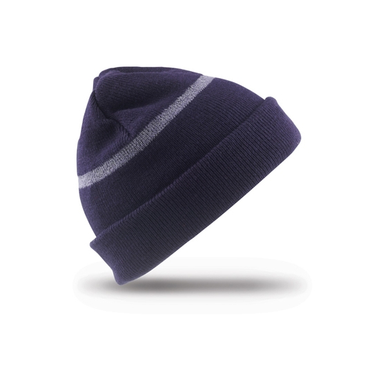 Junior Thinsulate™ Woolly Ski Hat with Reflective Band