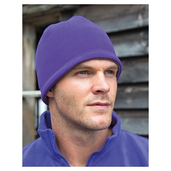 Reversible Fleece Skull Hat