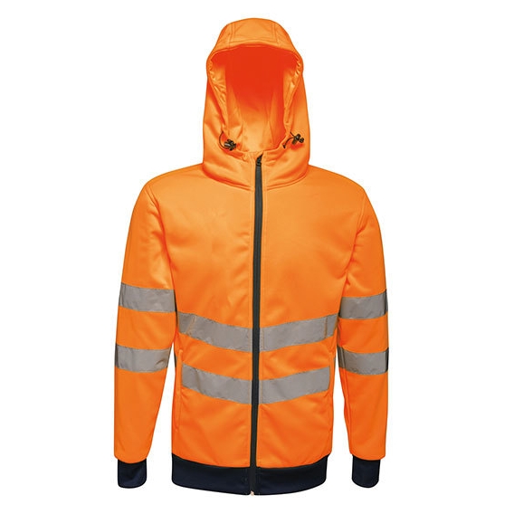 Hi-Vis Pro FZ Extol Stretch Hoodie Jacket