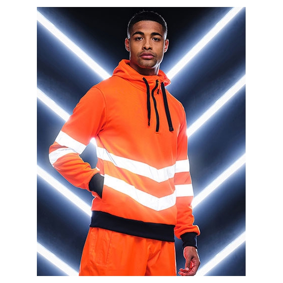 Hi-Vis Pro Overhead Extol Stretch Hoodie