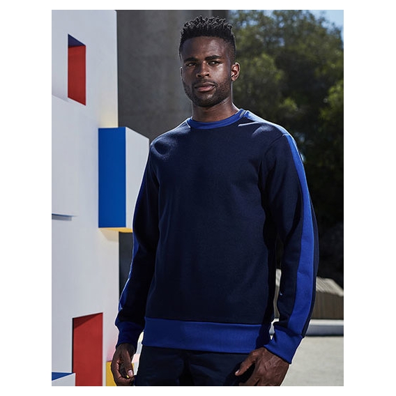Men´s Contrast Crew Sweat