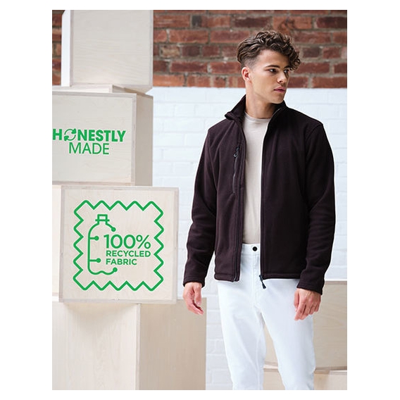 Honestly Made Recycled Full Zip Fleece Jacket