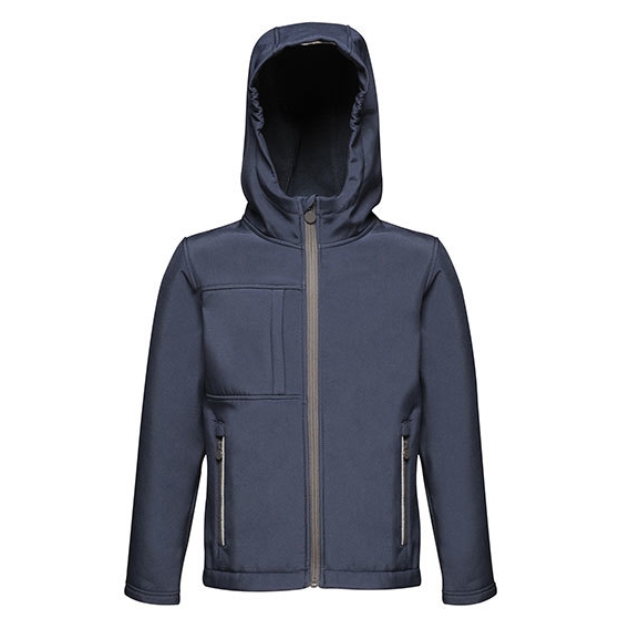 Kids Octagon 3-layer Hooded Softshell Jacket