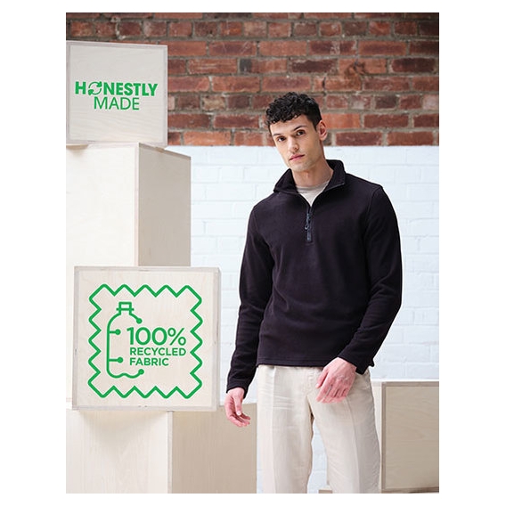 Honestly Made Recycled Half Zip Fleece