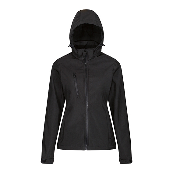 Womens Venturer 3-layer Printable Hooded Softshell Jacket