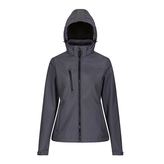Womens Venturer 3-layer Printable Hooded Softshell Jacket