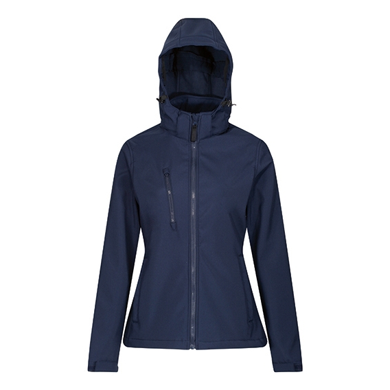 Womens Venturer 3-layer Printable Hooded Softshell Jacket