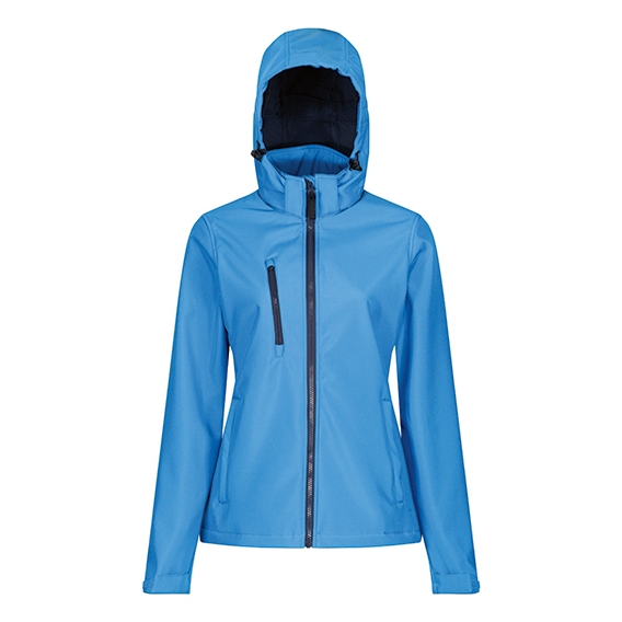 Womens Venturer 3-layer Printable Hooded Softshell Jacket