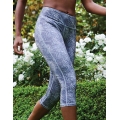 Women pinch 3/4 Printed Legging