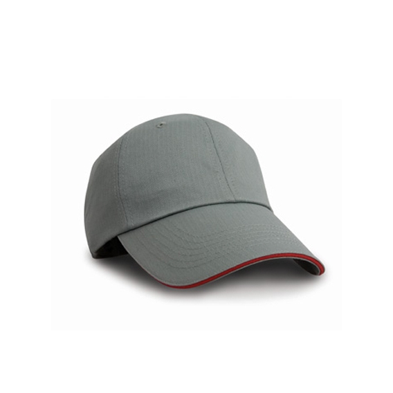Herringbone Cap with Sandwich Peak