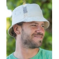 Deluxe Washed Cotton Bucket Hat with Side Mesh Panels