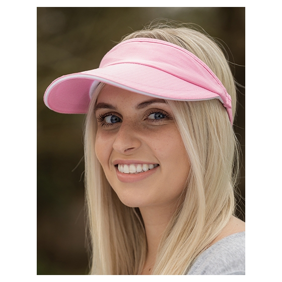 Herringbone Sun Visor with Sandwich Peak