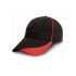 Heavy Brushed Cotton Cap with Scallop Peak and Contrast Trim
