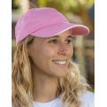 Unwashed Fine Line Cotton Cap with Sandwich Peak