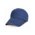 Unwashed Fine Line Cotton Cap with Sandwich Peak