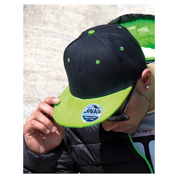 Bronx Original Flat Peak Snapback Dual Colour Cap