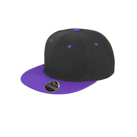 Bronx Original Flat Peak Snapback Dual Colour Cap