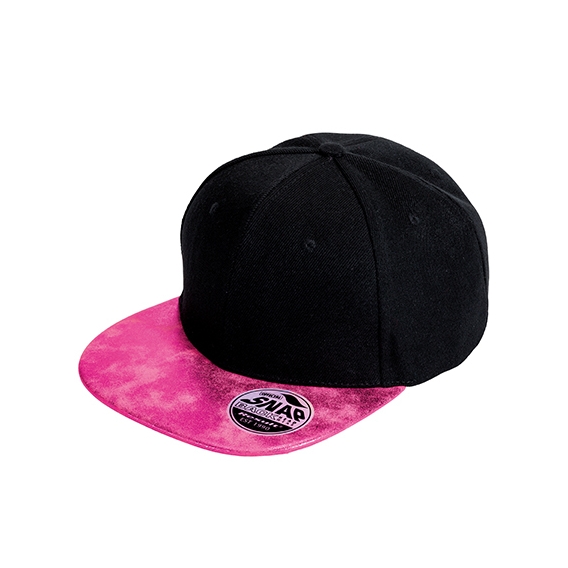 Bronx Flat Glitter Peak Snapback Cap