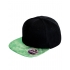 Bronx Flat Glitter Peak Snapback Cap