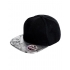 Bronx Flat Glitter Peak Snapback Cap