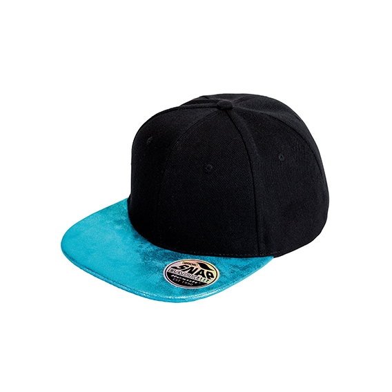 Bronx Flat Glitter Peak Snapback Cap