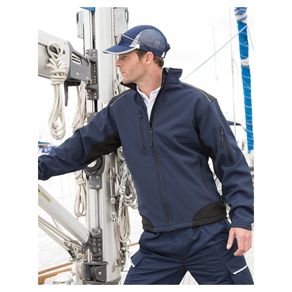 Ripstop Soft Shell Workwear Jacket with Cordura Panels