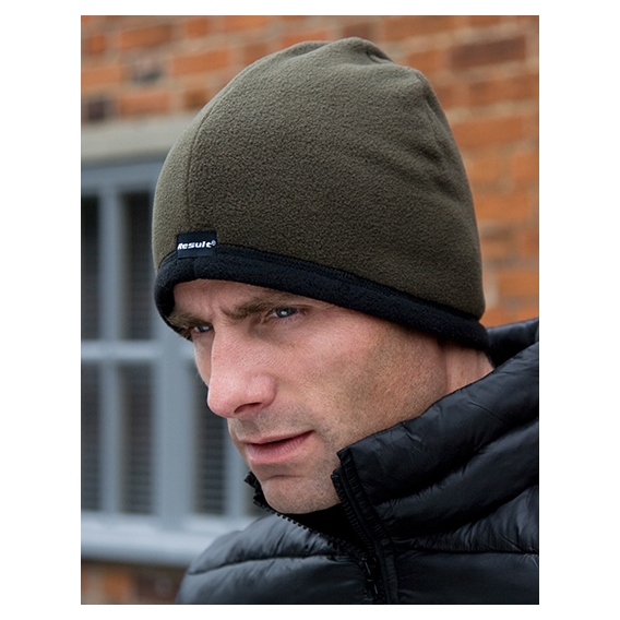 Reversible Microfleece Bob Hat