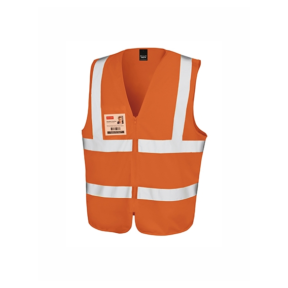 Zip I.D Safety Tabard