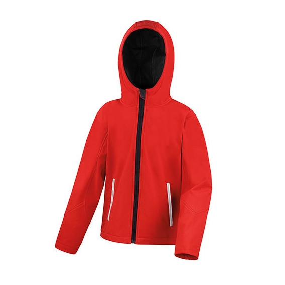 Junior Hooded Soft Shell Jacket