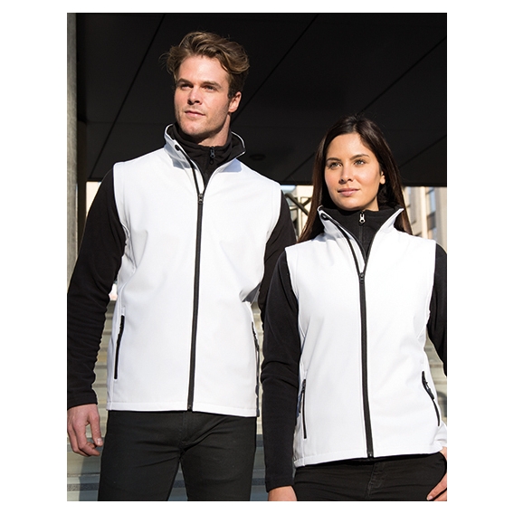 Ladies` Printable Soft Shell Bodywarmer