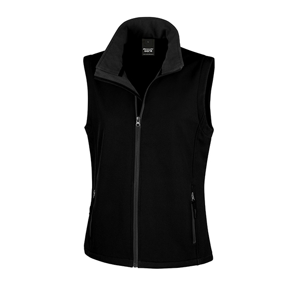 Ladies` Printable Soft Shell Bodywarmer