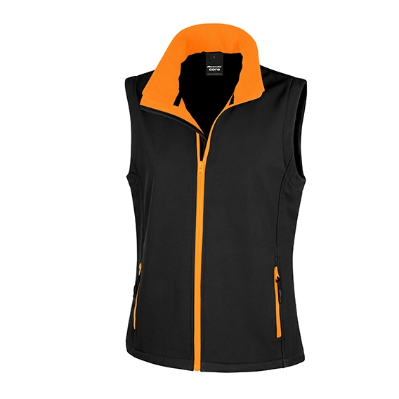 Ladies` Printable Soft Shell Bodywarmer