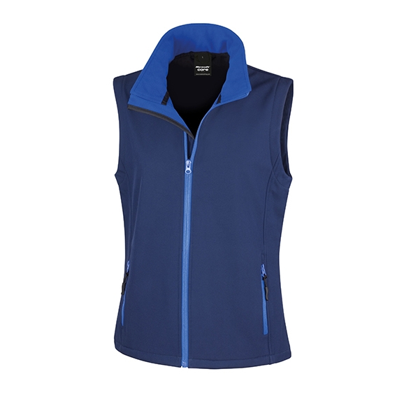 Ladies` Printable Soft Shell Bodywarmer