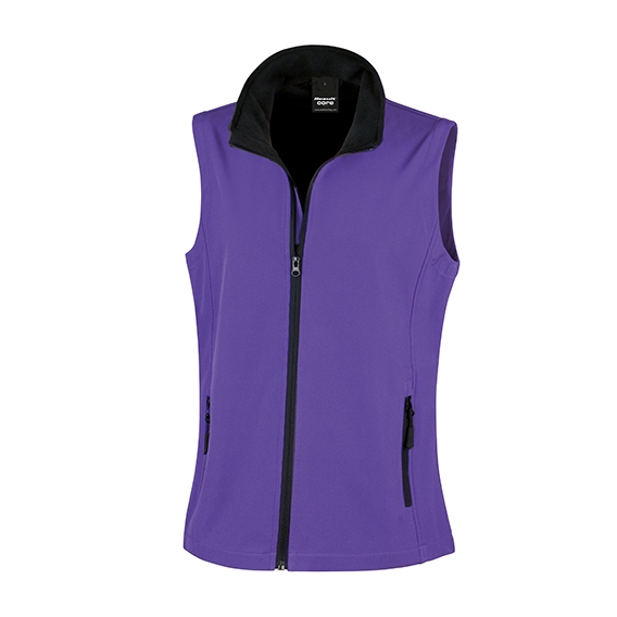Ladies` Printable Soft Shell Bodywarmer