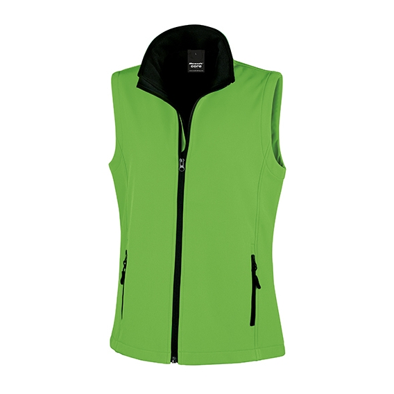 Ladies` Printable Soft Shell Bodywarmer