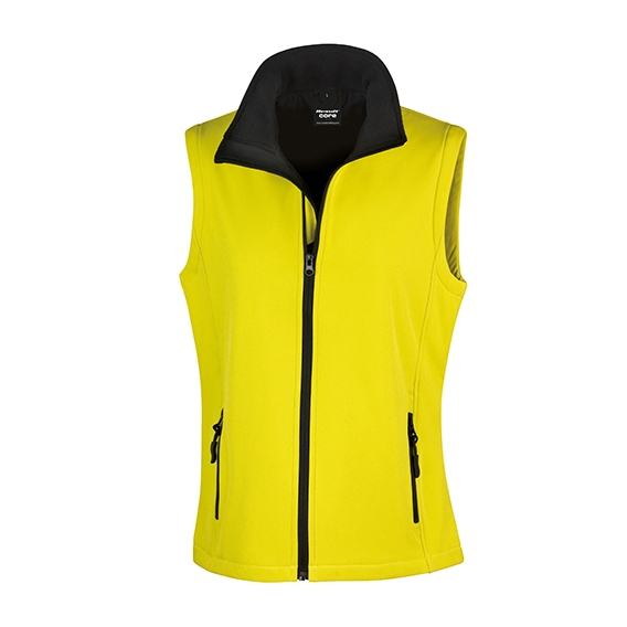 Ladies` Printable Soft Shell Bodywarmer