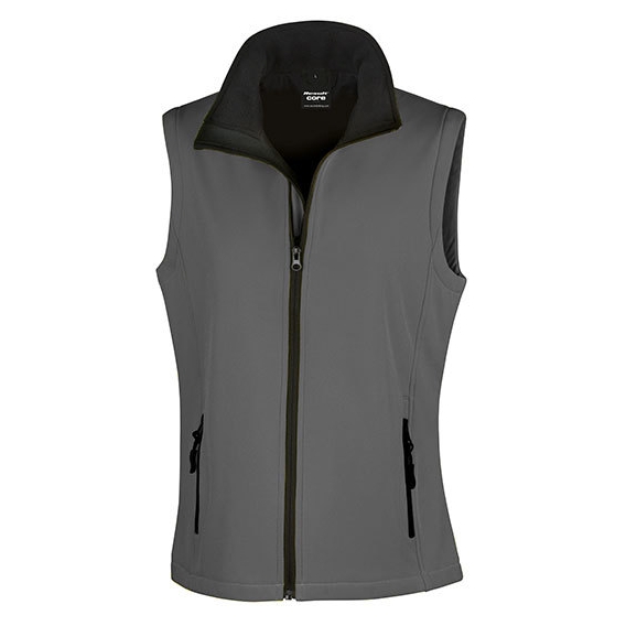 Ladies` Printable Soft Shell Bodywarmer
