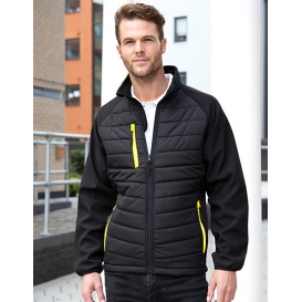 Black Compass Padded Soft Shell Jacket