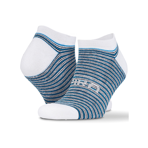 3-Pack Mixed Stripe Coolmax Sneaker Socks