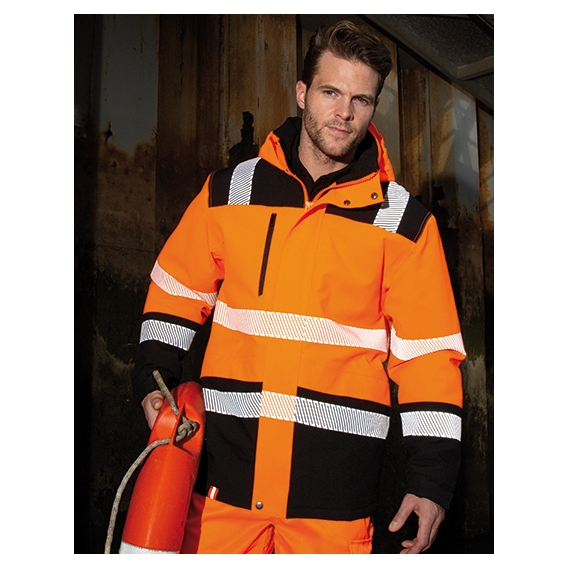 Printable Waterproof Softshell Safety Coat