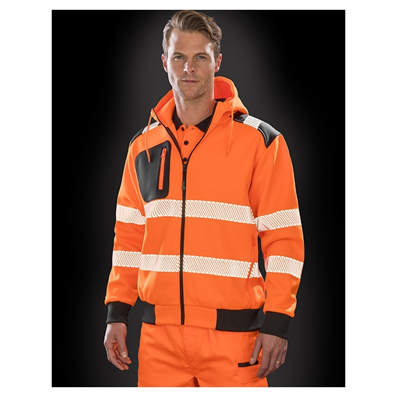 Recycled Robust Zipped Safety Hoody