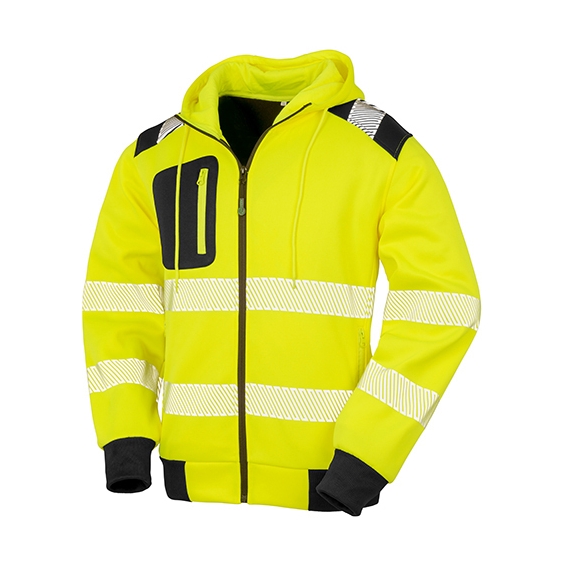 Recycled Robust Zipped Safety Hoody