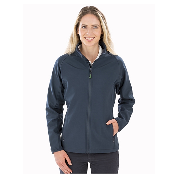 Womens Recycled 2-Layer Printable Softshell Jacket