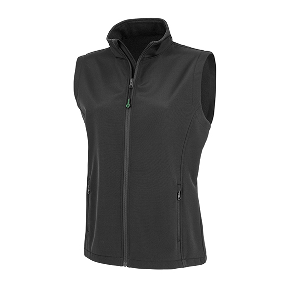 Womens Recycled 2-Layer Printable Softshell Bodywarmer