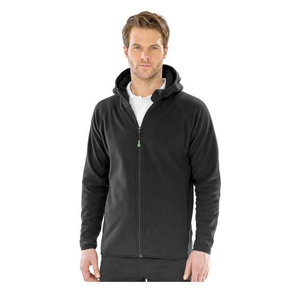Hooded Recycled Microfleece Jacket