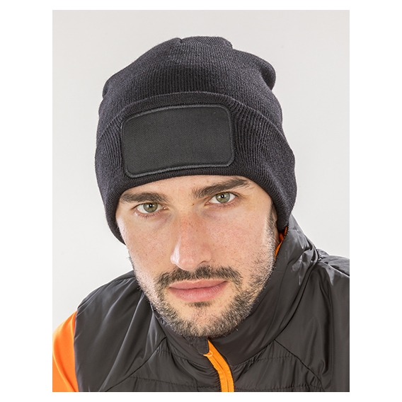 Recycled Double Knit Printers Beanie