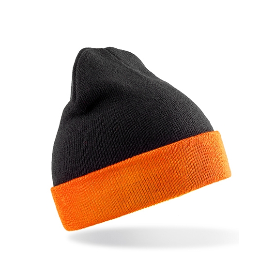 Recycled Black Compass Beanie