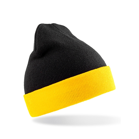 Recycled Black Compass Beanie