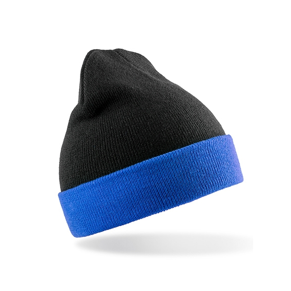 Recycled Black Compass Beanie