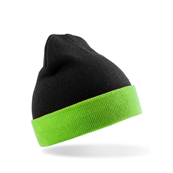 Recycled Black Compass Beanie